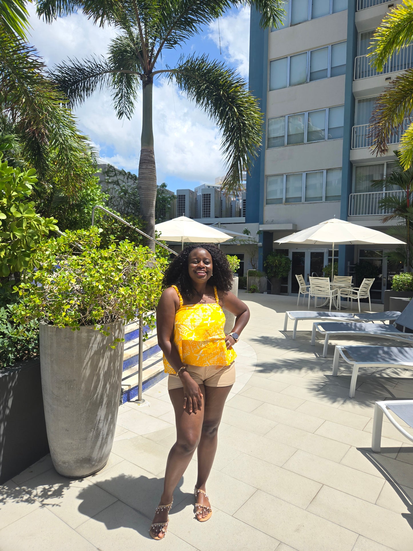 Lilian Top | African Print Layered Top