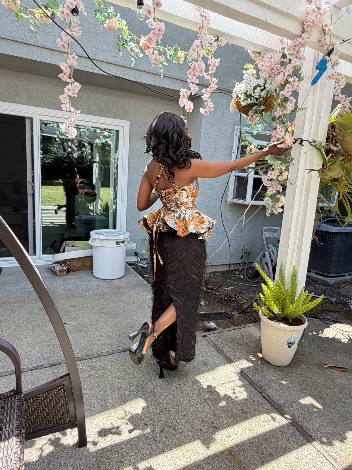 Wami Skirt |Black Lace Maxi Skirt