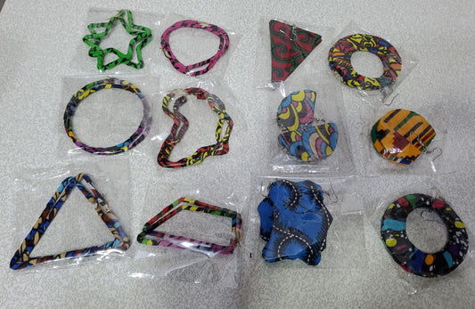 Ankara Loop Earrings