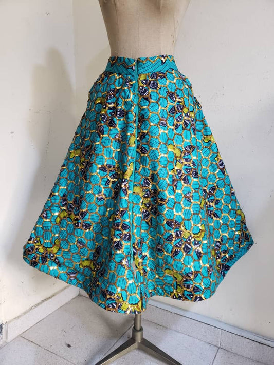 Ankara Flare SKirt
