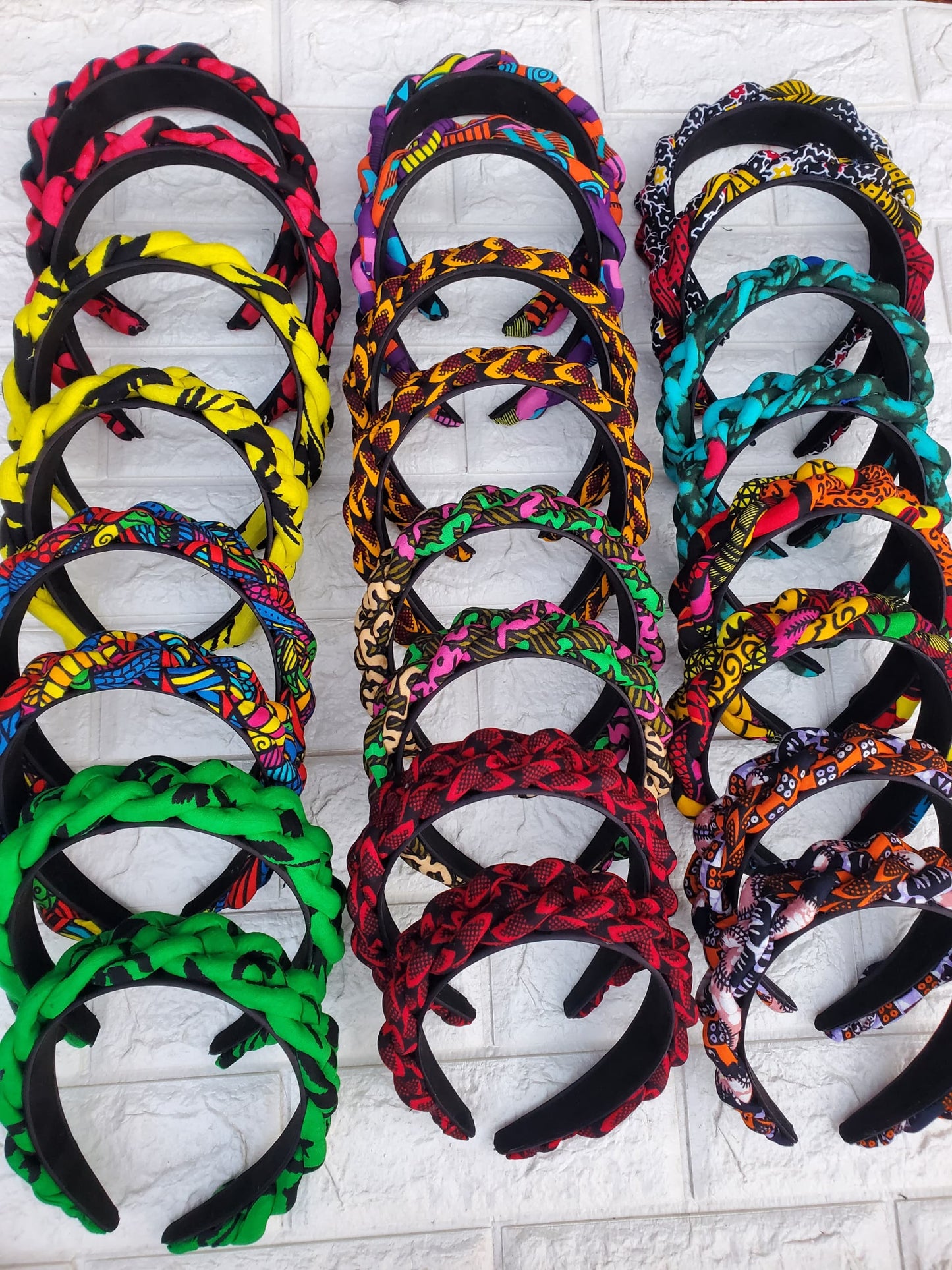 Braided Ankara Alice band